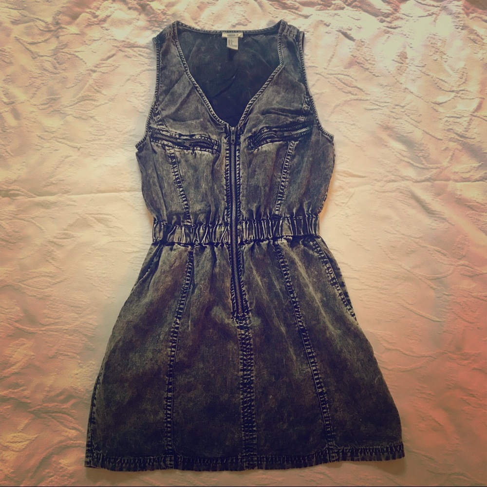Black Denim dress
